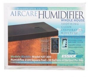 Essick 427300 Whole House Humidifier Air Cleaner w Casters 2 Speed