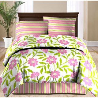 Emilie Spring Full Comforter Bed Sheet Set In A Bag Home