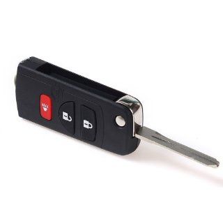 2 Buttons+panic Folding Remote Key Case for Nissan