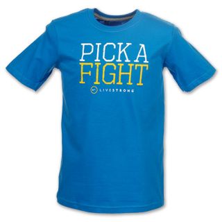 Nike LIVESTRONG Pick A Fight Youth Tee Blue