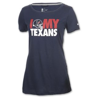 Nike Houston Texans Team Dedication Womens NFL Tee Shirt