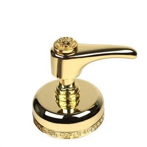 Versace Home Gold 4 Hole Bathtub Faucet Set Medusa Greek Key New