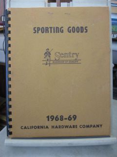 1968 69 Sporting Goods California Hardware Company 1969 Edition