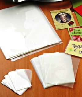 100 Laminating Machine Pouches Sheets Assorted Letter Photo Name Card