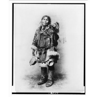 Historic Print (M) [Eskimo mother dressed in fur clothing