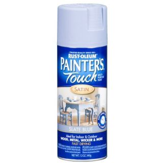 Rust Oleum 240251 Painters Touch Satin Spray, Slate Blue, 12 Ounce