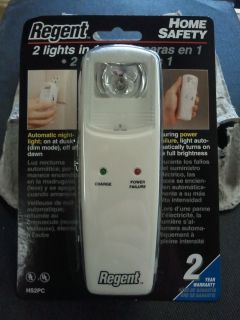Regent Home Safety 2 in 1 Power Failure Night Light Flashlight