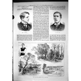 Antique Print of 1886 Spilsbury Charles Coote Finchley