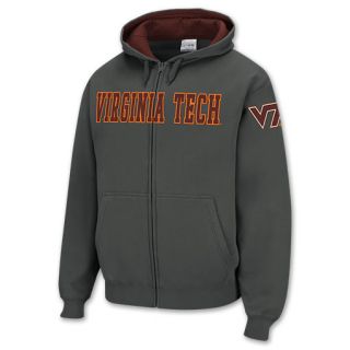 Virginia Tech Hokies NCAA Mens Full Zip Hoodie