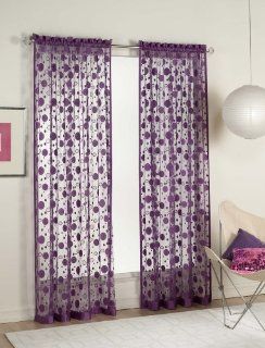 Pop Knit Purple Curtain 63