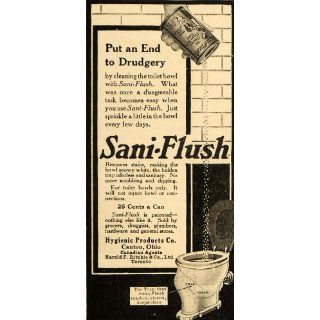1917 Ad Hygienic Product Sani Flush Toilet Bowl Cleaner