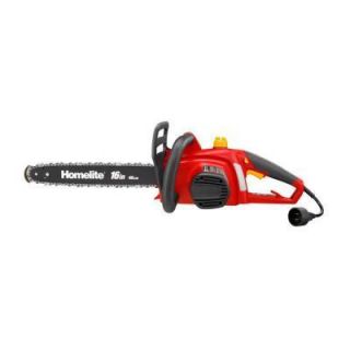 Homelite UT43122 16 Corded Electric Hand Chainsaw 12Amp Storage Carry