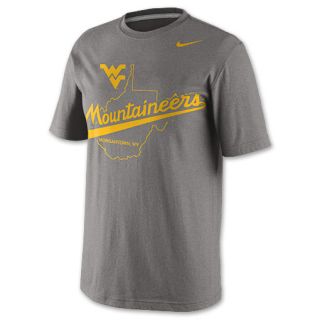Mens Nike West Virginia Mountaineers State T Shirt