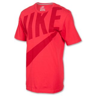 Mens Nike Exploded Futura Tee Shirt Hyper Red
