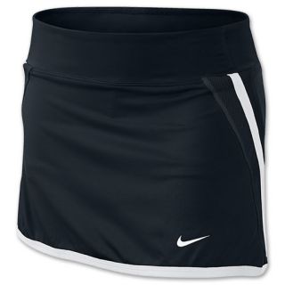 Girls Nike New Border Tennis Skirt Black/White