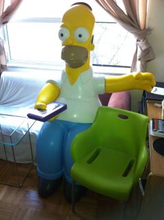 HOMER SIMPSON LIFE SIZE STATUE THE SIMPSONS THEATRE DISPLAY HUGE