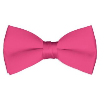 Hot Pink Satin Boys 2 Bow Tie Clothing