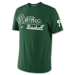 Mens Nike Philadelphia Phillies St. Pats Tri Blend Tee Shirt