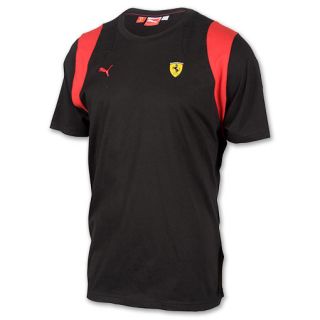 Puma Ferrari Short Sleeve Mens Tee Black/Red