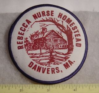 Patch Rebecca Nurse Witch Homestead Danvers Mass