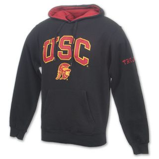 USC Trojans Arch NCAA Mens Hooded Sweatshirt Black