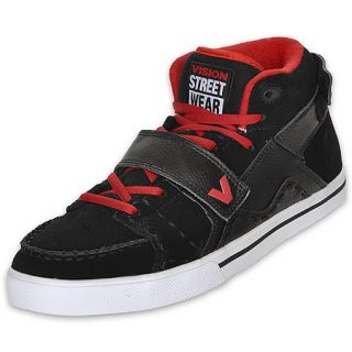 Vision Street Wear Mens Gallo Skate Shoe Black/Red