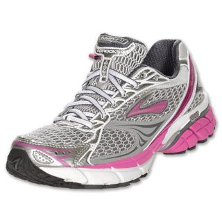 Brooks Ghost 4 Womens Running Shoes White/Silver
