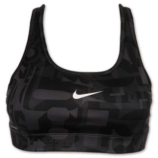 Nike Printed Pro Sports Bra Womens Top Black