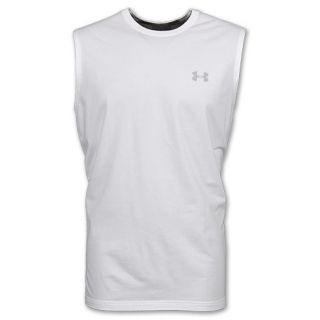 Under Armour Mens Charged Sleeveless Tee White
