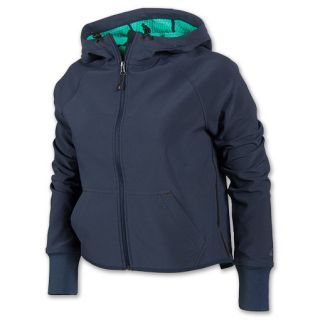 Womens Nike Drop Back Sphere Hoodie Obsidian