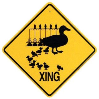 Ducks/duckling Xing (Crossing) Sign 
