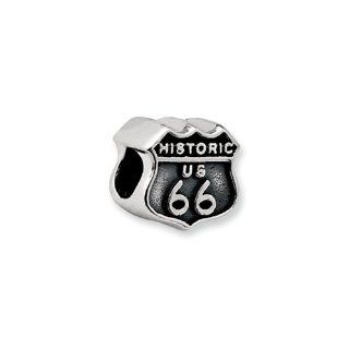 Route 66 Charm in Sterling Silver for Reflections, Expression, Kera
