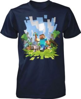 Official Licensed Minecraft Adventure with Steve Youth T