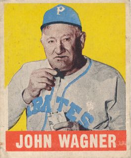 1949 Leaf Baseball Honus Wagner Pirates 70