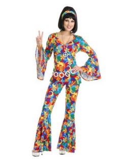 Charades 60s 70s Hippie Bell Bottom Outfit Halloween