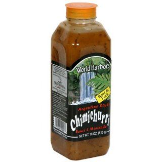 World Harbors Chimichurry Marinade, 18 Ounce (Pack of 6) 