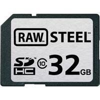 Hoodman Raw Steel 32GB SDHC Class 10 SD Memory Card RAWSDHC32GBST