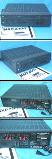 NAD 2400 Monitor Series Power Amplifier Power Envelope