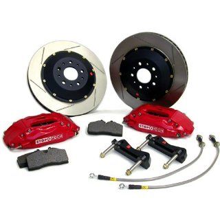 STOPTECH 82.058.5100.71 Front Big Brake Kit Red Caliper / Slotted