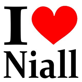 New Screen Printed Tshirt I Heart Niall Horan One Direction s 3XL Free