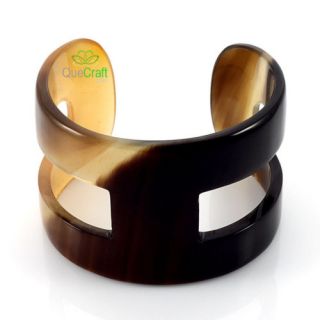 Organic Horn Cuff Bracelet Handmade
