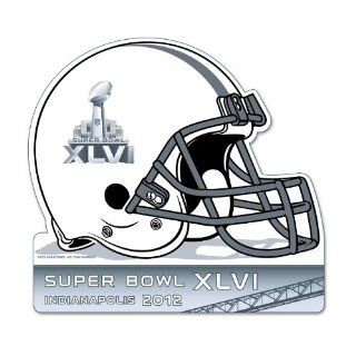 NFL 2012 Super Bowl XLVI in Indianapolis Die Cut Football