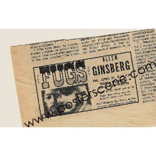 Fugs Allen Ginsberg Santa Monica 1967 Orig Concert Ad