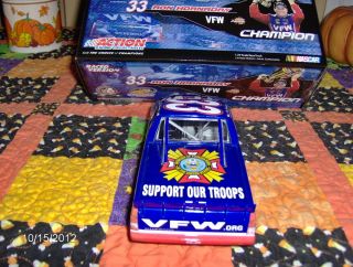 2009 Action Ron Hornaday #33 VFW Raced Version Truck Win Champion 1