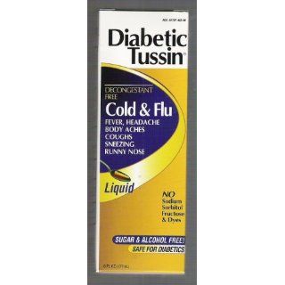Diabetic Tussin Decongestant Free, Cold and Flu Formula