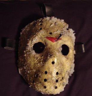  13th x Iced Custom Hockey Mask Halloween Horror Prop Evil Hell