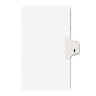 Avery Consumer Products Legal Divider W/Letter L, Side