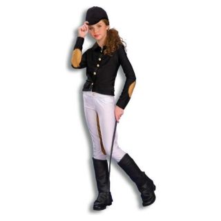Equestrian Child Costume includes Black shirt, tan riding pants
