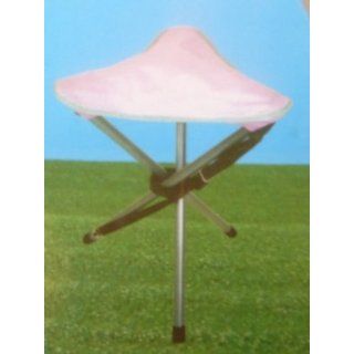 Womens Pink Folding Golf Stool Fold up Chair in Portable