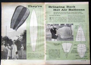 Hot Air Balloons Made from Tissue Paper How to Plans
